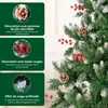 HOMAVO Sapin de Noël artificiel 210 cm pour maison jardin Voir les images du produit 3