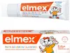 A product shot of Elmex children's toothpaste packaging, showing both the tube and the box. Produktbild-Vorschau