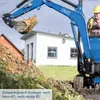 Scheppach Benzin Mini Bagger EXC1400 - 1080kg | 11,5PS | Produktbild-Vorschau 4