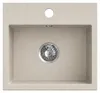 Granitan - Granitspüle - Küchenspüle - 42x45x15 cm - Beige Produktbild-Vorschau 5