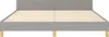vidaXL Bedframe zonder matras, lichtgrijs, 160x200 cm, stof Productafbeelding-voorbeeld 4
