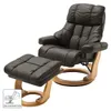 home24 Relaxsessel - 2-teilig - Holzwerkstoff / Echtleder / Produktbild-Vorschau 1