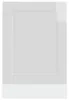 vidaXL Geschirrspülerblende Porto Hochglanz-Weiß 45x1,5x57 Produktbild-Vorschau 4