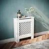 SONNI blanc Habillage de radiateur 78 cm Couverture de Voir les images du produit 2