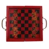 Faltbare Vintage chinesische Schachspiel Brettspiel Produktbild-Vorschau 5