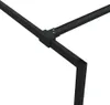 vidaXL Sprchová zástěna pro sprchový kout černá 115x195 cm Náhled obrázku produktu 6