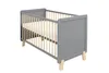 Baby-Delux Babybett Kinderbett 60x120 Lou grau Kiefernholz Produktbild-Vorschau 2