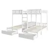 Letto a castello Flieks 90x200 cm/140x200 cm per 3 bambini, Anteprima dell’immagine prodotto 8