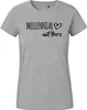 Huuraa Damen T-Shirt Millennial mit Herz XL Sport Grey Bio Produktbild-Vorschau 1