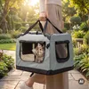 Fudajo Faltbare Transportbox für Hunde, Katzen L Produktbild-Vorschau 2