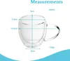 Intirilife 4x Doppelwandiges Thermo Glas Set in 200 - 250ml Produktbild-Vorschau 4