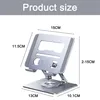 Drehbarer Tablet-Ständer, verstellbar, hebbar, klappbare Produktbild-Vorschau 7