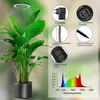 35-155cm Lampa Roślinna Led Full Spectrum, 160Leds Grow Podgląd zdjęcia produktu 4