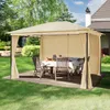 Gartenpavillon 3x4 m wasserdicht Pavillon mit 4 Produktbild-Vorschau 4