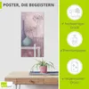 ARTland Poster Schattierungen I Größe: 30x60 cm Produktbild-Vorschau 2