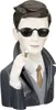 Gilde Figur, Mann, "Gentleman mit Zigarre", Poly, grau, Voir les images du produit 5