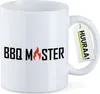 Huuraa Kaffeetasse BBQ Master Grillen 330ml Weiß Keramik Produktbild-Vorschau 1