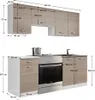A diagram showing the dimensions of a kitchen unit. Náhľad obrázku produktu