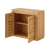 Kommode Kernbuche 90 cm Massivholz-Front 2-türig Sideboard Produktbild-Vorschau 4