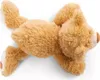 A plush teddy bear lying on its side. Produktbild-Vorschau