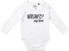 Huuraa Baby Body Warsaw my love 80 White  Baumwolle Produktbild-Vorschau 1