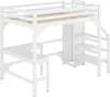 okwish Hochbett 140x200 Kinderbett mit L-förmiger Produktbild-Vorschau 7