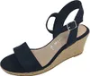 Tamaris Damen Sandalette mit Keilabsatz im Espadrille Produktbild-Vorschau 9