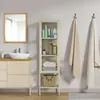 Dmora Vetrina Laces 35x42x160h cm Bianco Panna, Apertura Anteprima dell’immagine prodotto 4