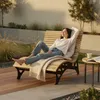 HOME DELUXE Chaise longue en bois ondulé / canapé de jardin Voir les images du produit 3