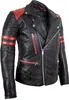 Retro Motorrad Lederjacke 80´s oldschool in verschieden Produktbild-Vorschau 3