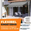 KESSER® Klemmmarkise mit Handkurbel Balkon, Balkonmarkise Produktbild-Vorschau 2