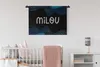 MuchoWow® Wandteppich Wandbehang Milou - Pastell - Mädchen Produktbild-Vorschau 2