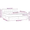 [Home] Boxspringbett mit Matratze Taupe 180x200 cm Stoff , Produktbild-Vorschau 6
