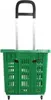 Carrello spesa Cestino con ruote 55L Verde Anteprima dell’immagine prodotto 4