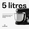 Klarstein hnětač, kuchyňský robot, 1300 W stroj na těsto, Náhled obrázku produktu 4
