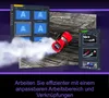 A marketing image showing a software interface with a car drifting and smoke effects, suggesting video editing capabilities. Produktbild-Vorschau