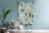MuchoWow® Wandteppich Wandbehang Affe - Banane - Grün Produktbild-Vorschau 5