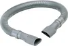 A gray, flexible hose with two gray nozzle attachments, shown against a white background. Anteprima dell’immagine prodotto