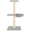 vidaXL Kratzbaum mit Sisal-Kratzsäulen Hellgrau 72 cm Produktbild-Vorschau 4