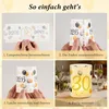 18Pcs Windlichter Tischdeko 50. Geburtstag - Deko 50. Produktbild-Vorschau 3