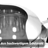 BigDean XXL Anzündkamin in extra robuster Edelstahl Produktbild-Vorschau 2