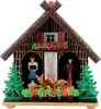 Wetterhaus Thermometer Schwarzwald 04 Grasdach mit Reh Produktbild-Vorschau 1