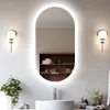 Lustro do łazienki LED WISFOR, owalny, 60x90 cm, z Podgląd zdjęcia produktu 1