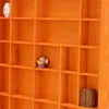 Drewniana półka Woodweaver pomarańczowa, 28 przegródek, Podgląd zdjęcia produktu 2