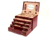 WINDROSE boîte à bijoux Merino Jewelry Box Big Red bordeaux Voir les images du produit 3