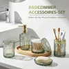 Conjunto de accesorios para baño REMZETTA en azul con Vista previa de la imagen del producto 6