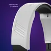 Close-up of a white gaming headset headband against a purple background. Anteprima dell’immagine prodotto
