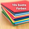 100x Buntpapier A4 Buntes Papier 140 g/m² - Bastelpapier Produktbild-Vorschau 3