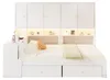 STILVORA houten bed, 90x200 cm, met bureau, kinderbed met Productafbeelding-voorbeeld 6