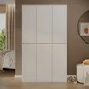 Armoire à vêtements Vicco Claus Blanc 111x191.5cm avec 6 Voir les images du produit 6